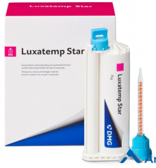 Матеріал для тимчасових конструкцій Luxatemp Star, колір А3 (DMG), картридж 76 г + насадки